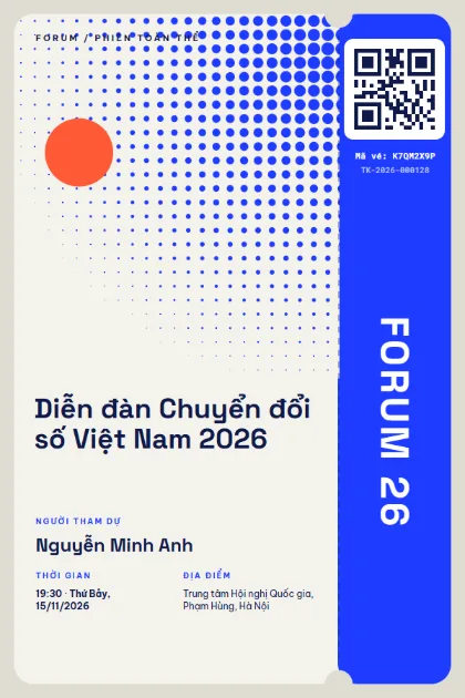 Ticket template Halftone Forum
