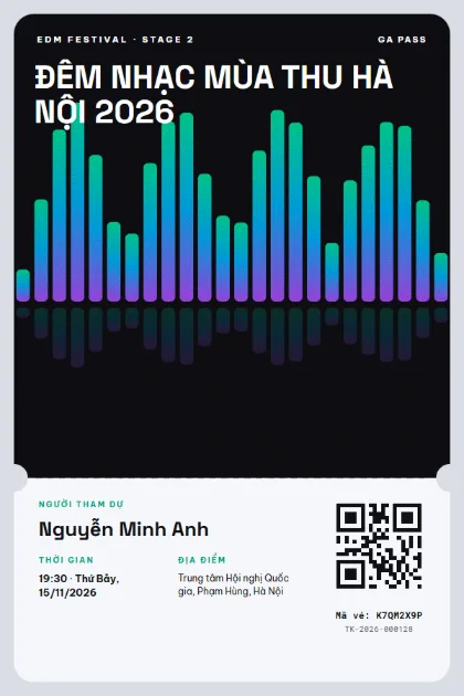 Mẫu vé Equalizer