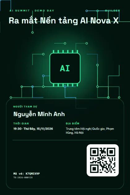 Mẫu vé Circuit Board