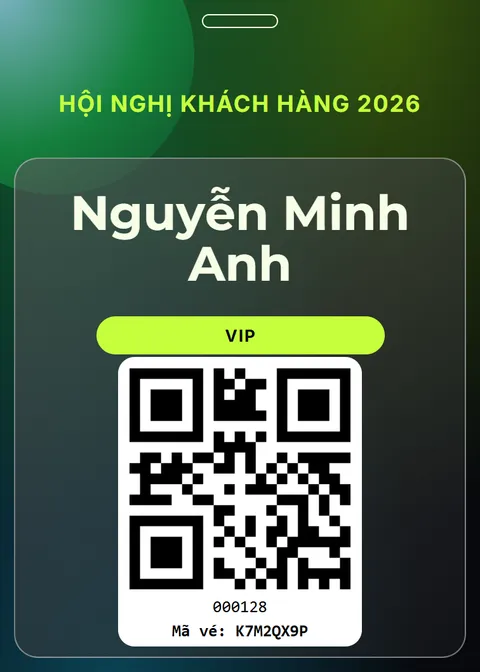 Thẻ đeo phong cách kính mờ