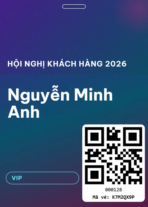 Thẻ đeo phong cách nhiễu hạt